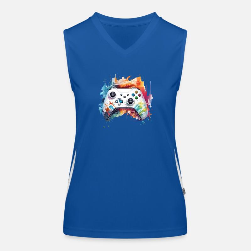 Master Controller - Unique Design! Women's Functional Contrast Tank Top
