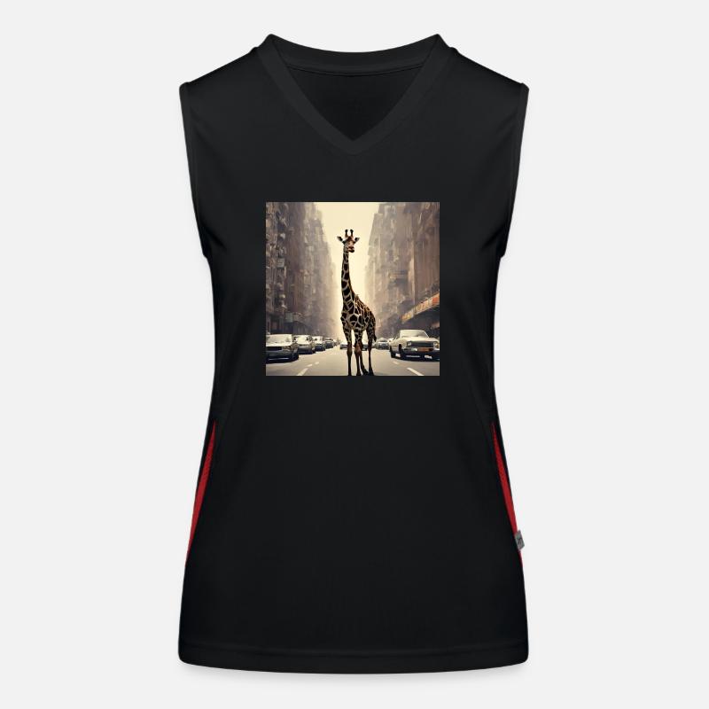 Giraffe Women's Functional Contrast Tank Top