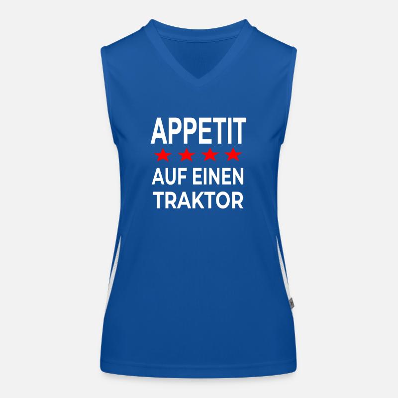 Traktor Funktionelles Kontrast-Tank Top für Frauen