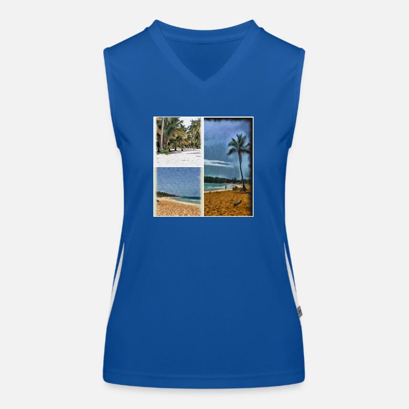 Punta Cana Débardeur respirant contrasté Femme