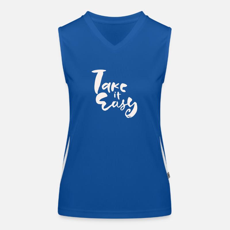 Take it easy Funktionelles Kontrast-Tank Top für Frauen