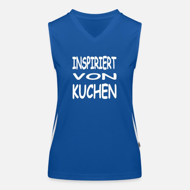 Kuchen Funktionelles Kontrast-Tank Top für Frauen