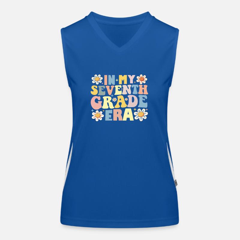 Teacher Student 7th Grade In My Seventh Grade Era Women's Functional Contrast Tank Top