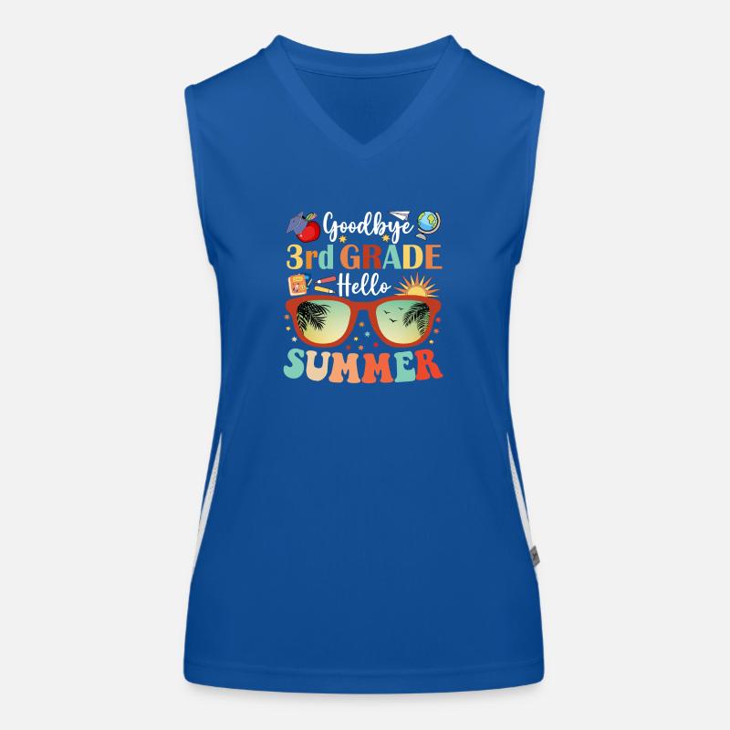 Goodbye 3rd Grade Hello Summer Women's Functional Contrast Tank Top