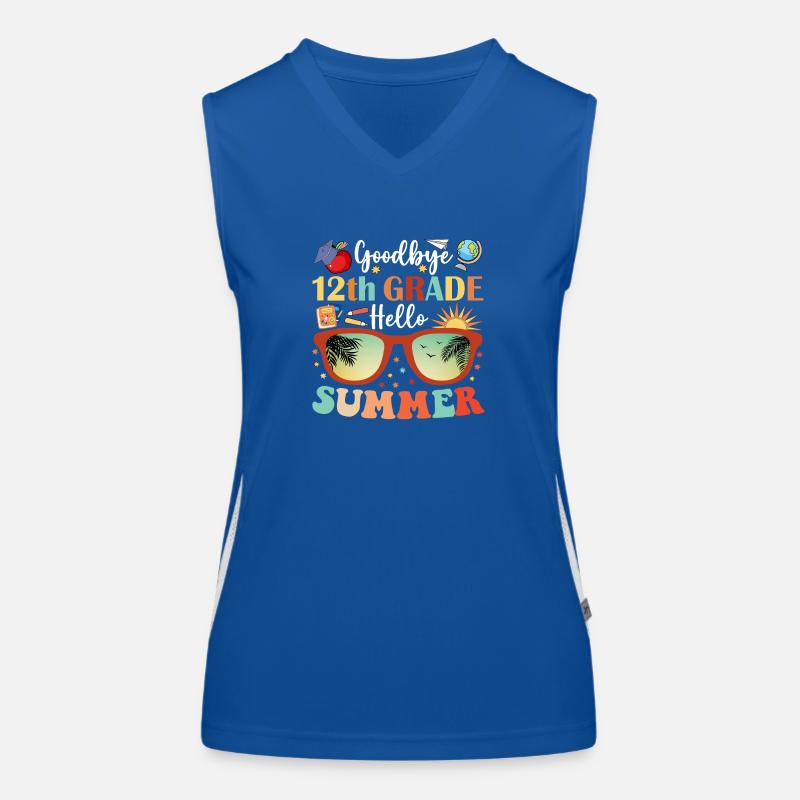 Goodbye 12th Grade Hello Summer Women's Functional Contrast Tank Top