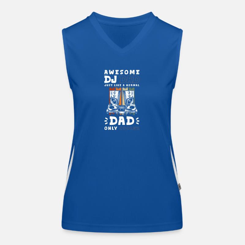 Disque vinyle Techno Danse Platine Débardeur respirant contrasté Femme