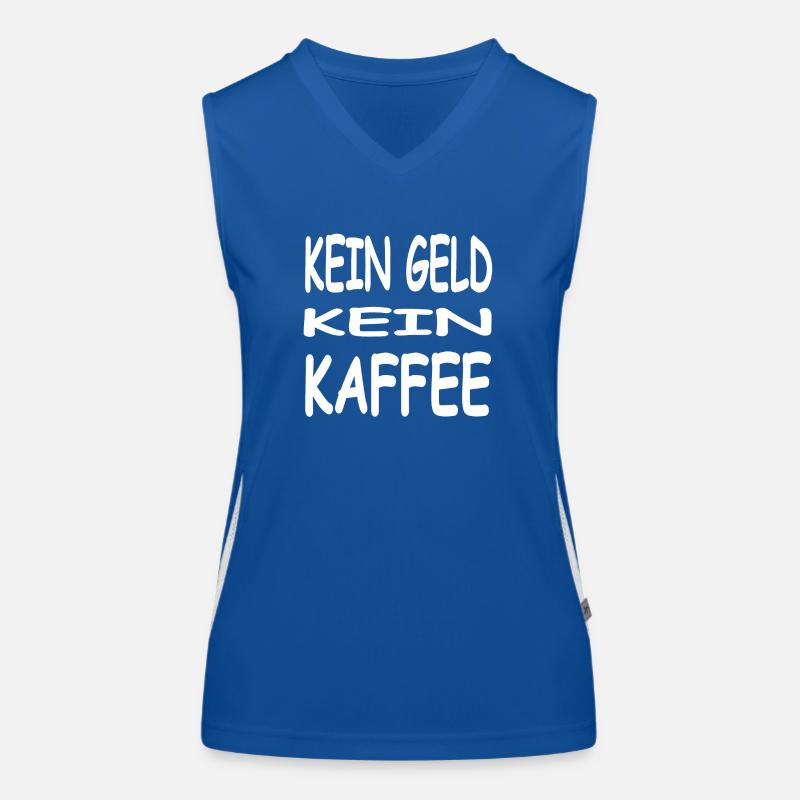 Kaffee Funktionelles Kontrast-Tank Top für Frauen