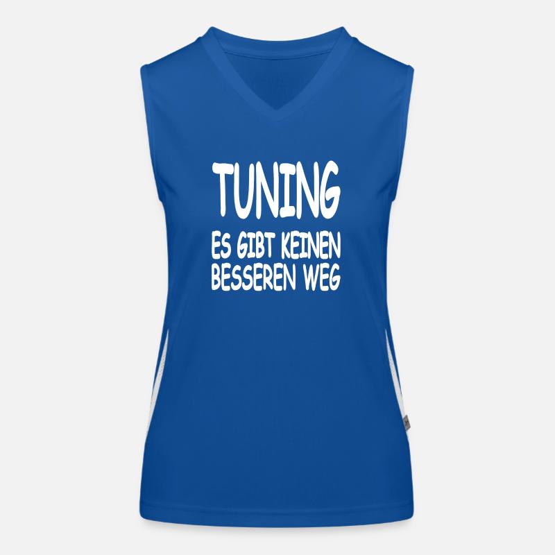 Tuning Funktionelles Kontrast-Tank Top für Frauen