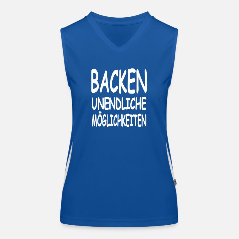 Backen Funktionelles Kontrast-Tank Top für Frauen