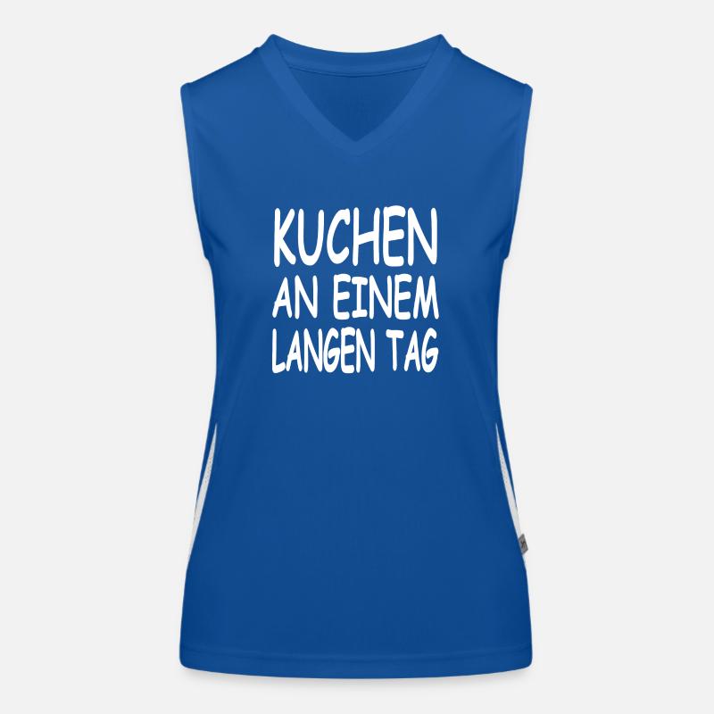 Kuchen Funktionelles Kontrast-Tank Top für Frauen