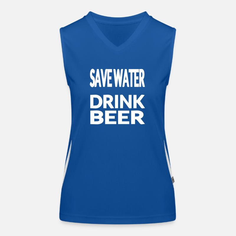 Beer Women's Functional Contrast Tank Top