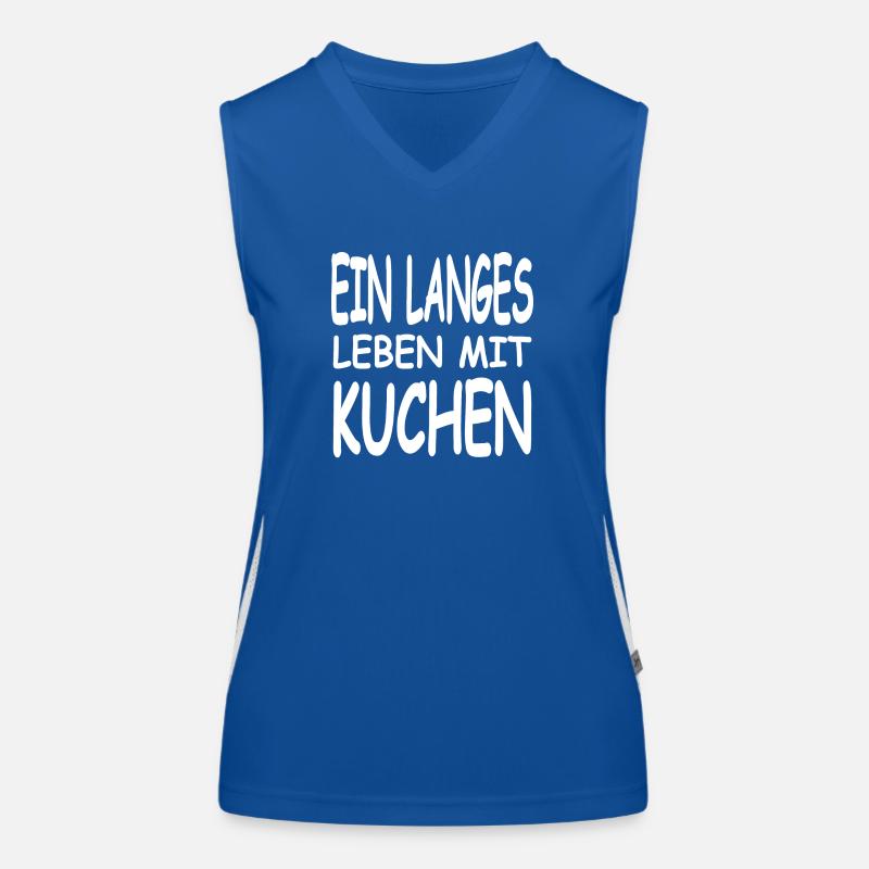 Kuchen Funktionelles Kontrast-Tank Top für Frauen