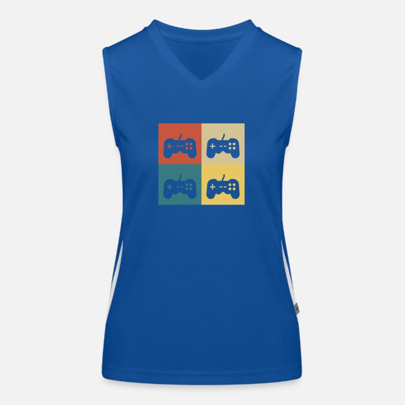 Retro Vintage Console Women's Functional Contrast Tank Top