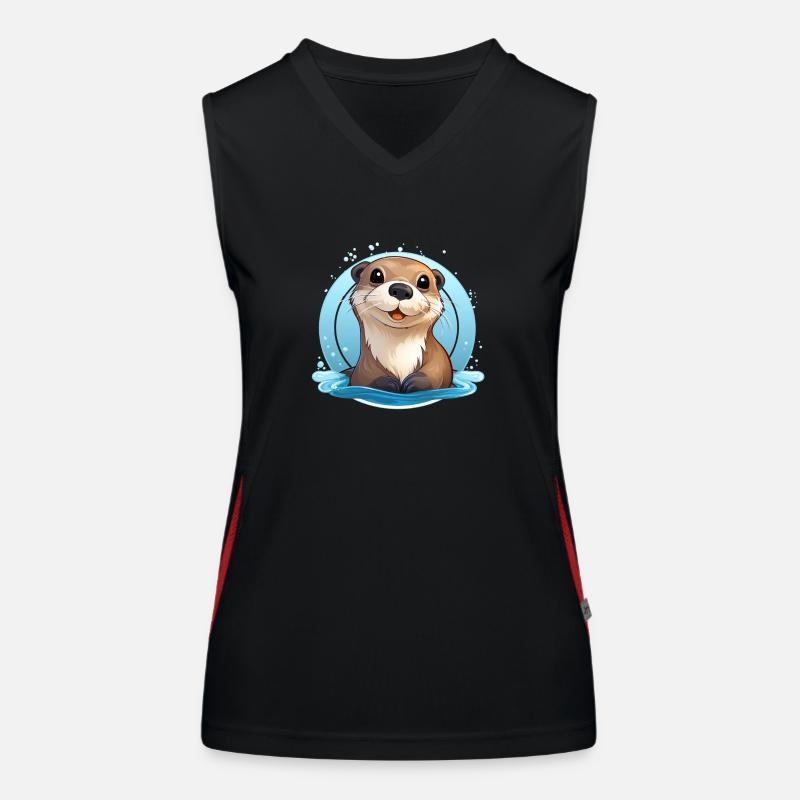otter Women's Functional Contrast Tank Top