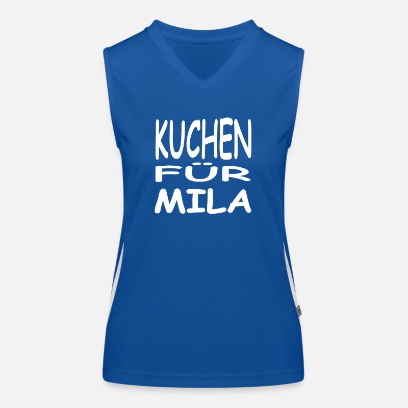 Kuchen Funktionelles Kontrast-Tank Top für Frauen