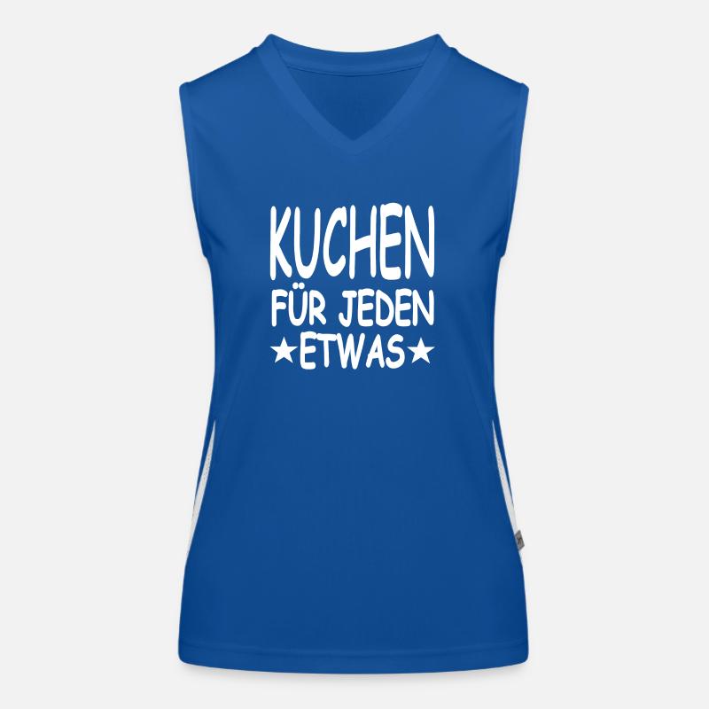 Kuchen Funktionelles Kontrast-Tank Top für Frauen