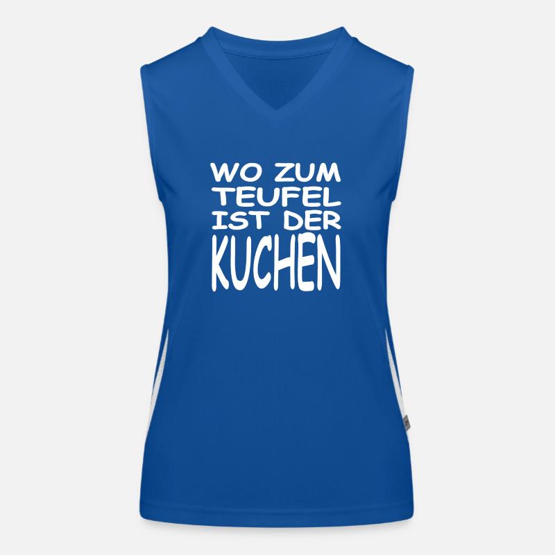 Kuchen Funktionelles Kontrast-Tank Top für Frauen