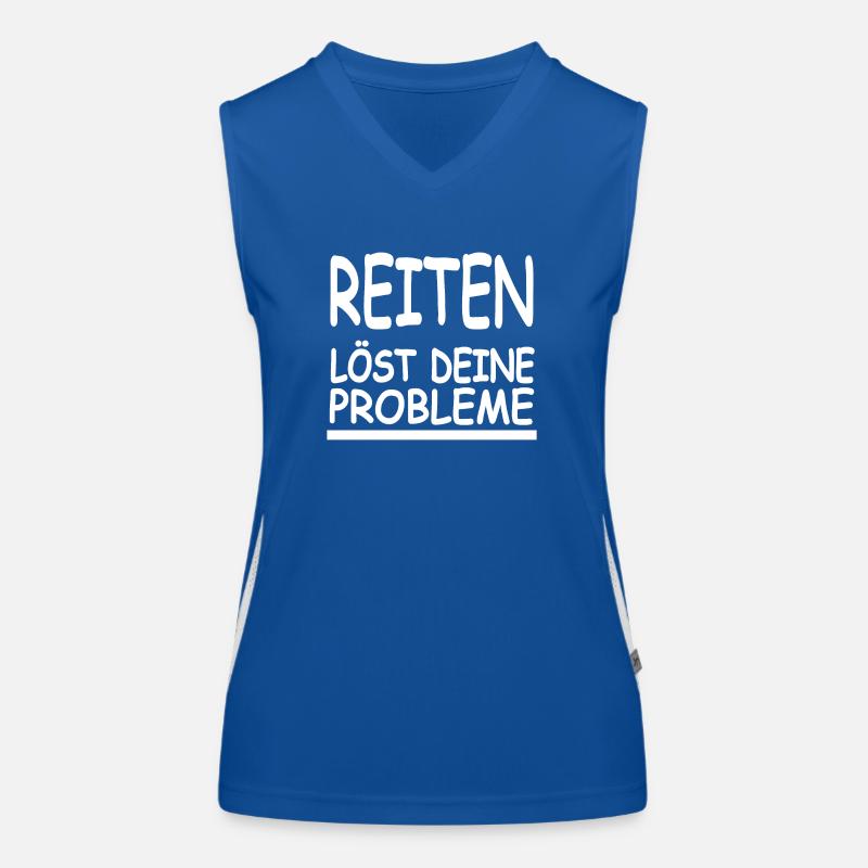 Reiten Funktionelles Kontrast-Tank Top für Frauen