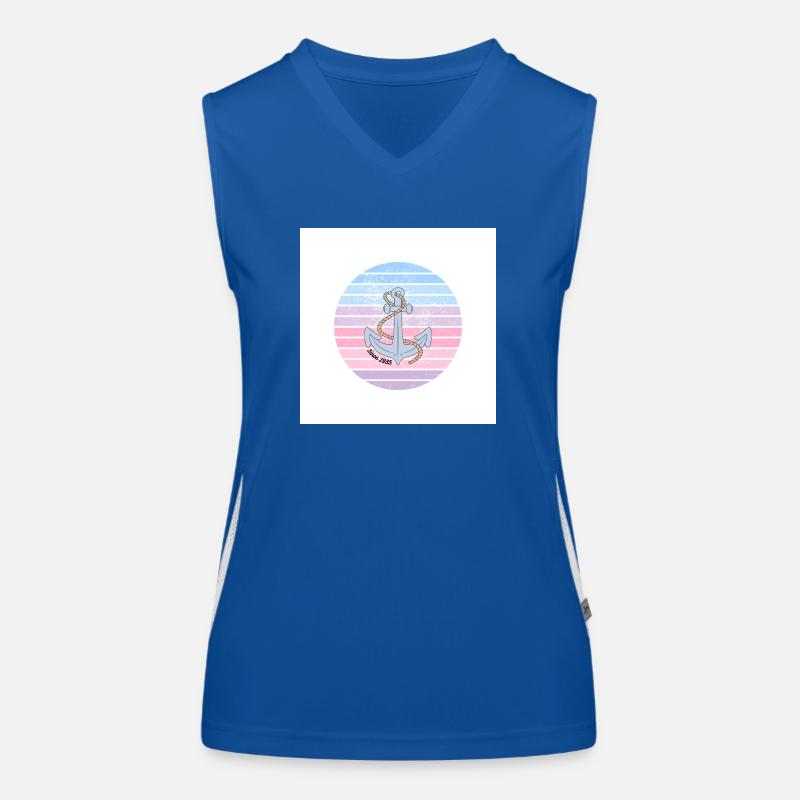 Anker Funktionelles Kontrast-Tank Top für Frauen