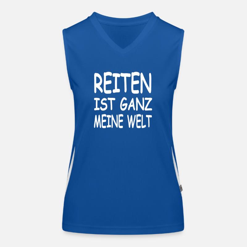 Reiten Funktionelles Kontrast-Tank Top für Frauen