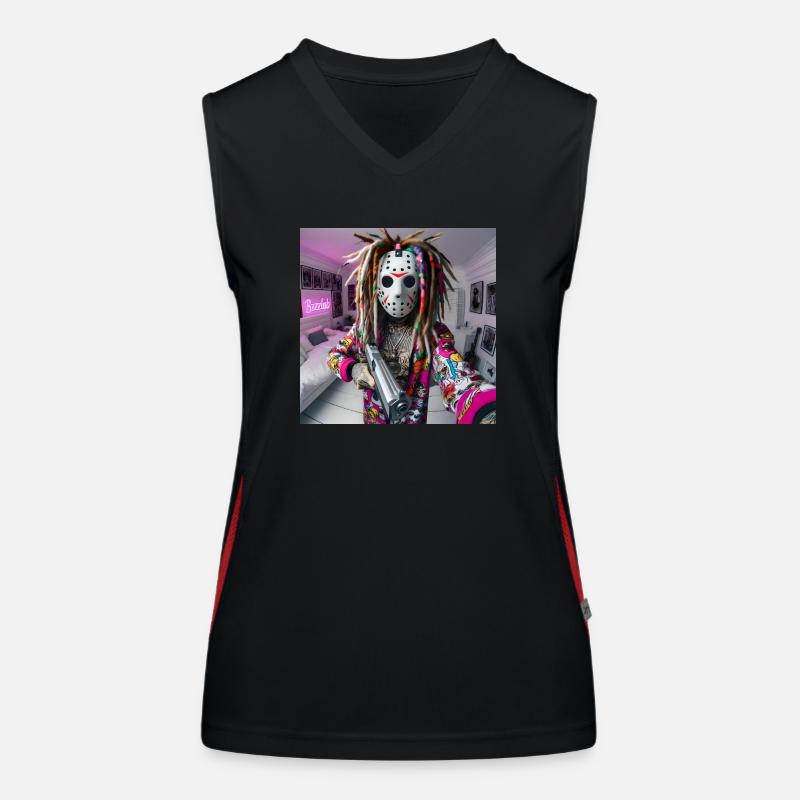 Mask 21 Funktionelles Kontrast-Tank Top für Frauen