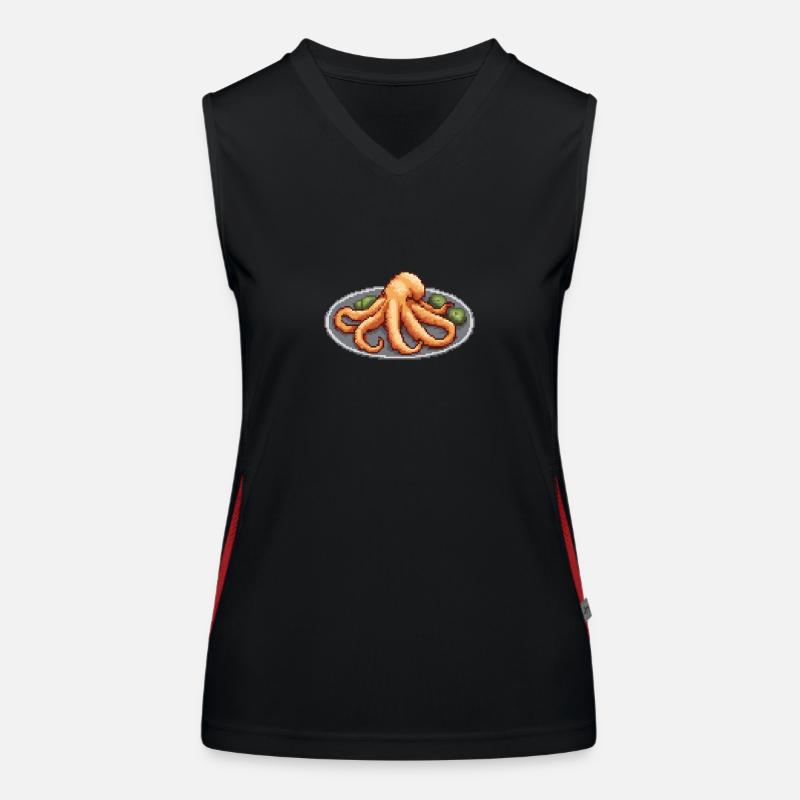 Plaque Octo-Pixel Débardeur respirant contrasté Femme