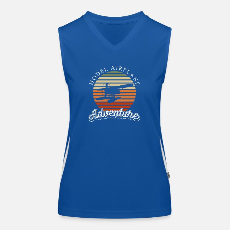 Model Maker Sky Model Women's Functional Contrast Tank Top
