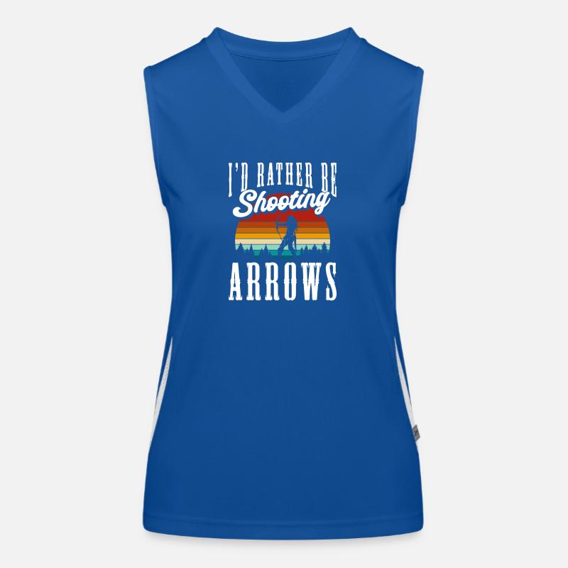 Archery Target Women's Functional Contrast Tank Top