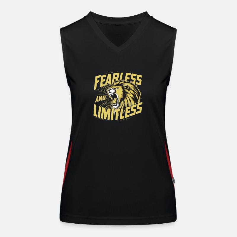 FEARLESS AND LIMITLESS Women's Functional Contrast Tank Top