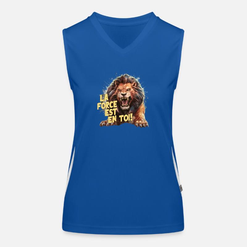 Die Kraft ist in dir Funktionelles Kontrast-Tank Top für Frauen