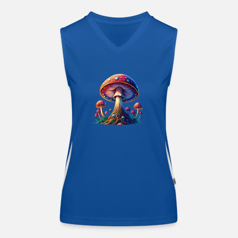 MUSHROOM Women's Functional Contrast Tank Top