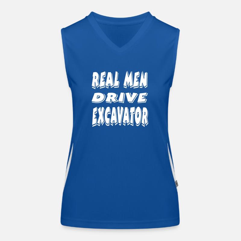 Bagger Funktionelles Kontrast-Tank Top für Frauen