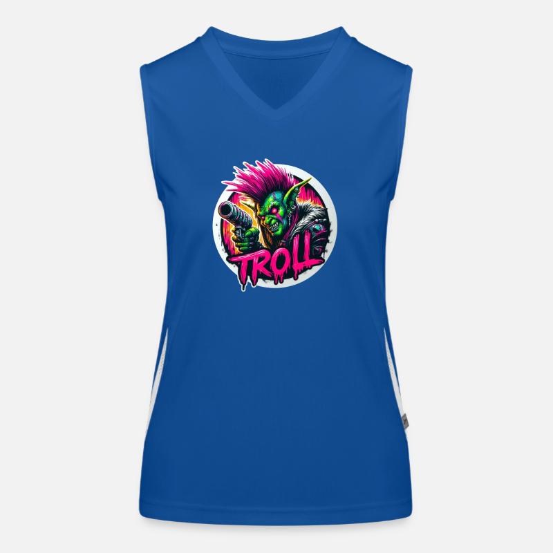 Punk troll Débardeur respirant contrasté Femme