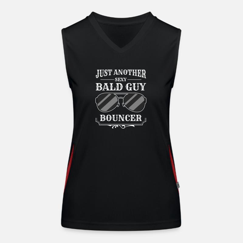 Security Service Profession Party Women's Functional Contrast Tank Top