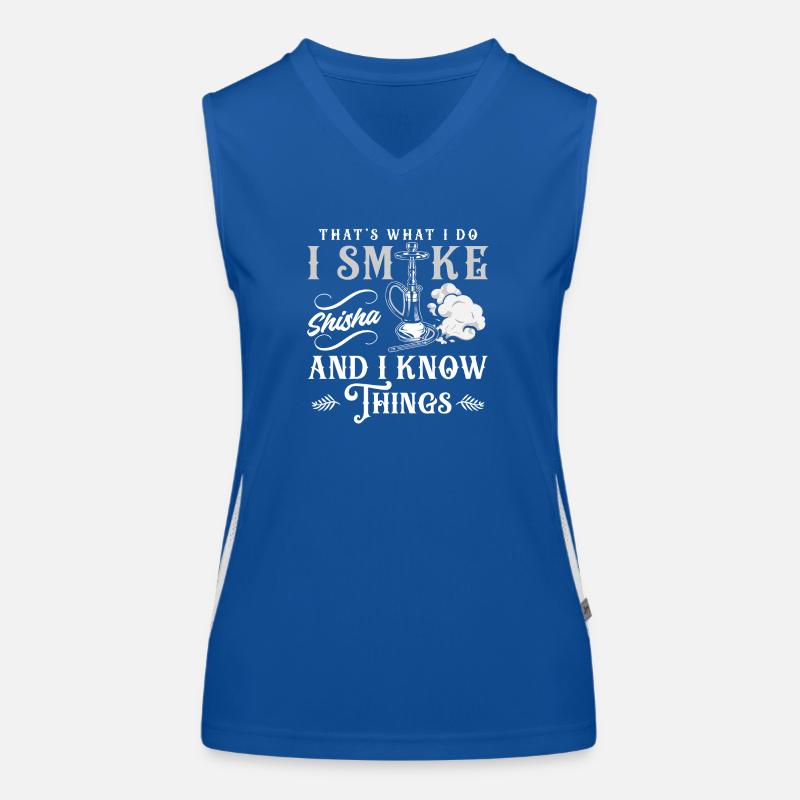 Hookah Chill Orient Funksjonell kontrast-singlet for kvinner