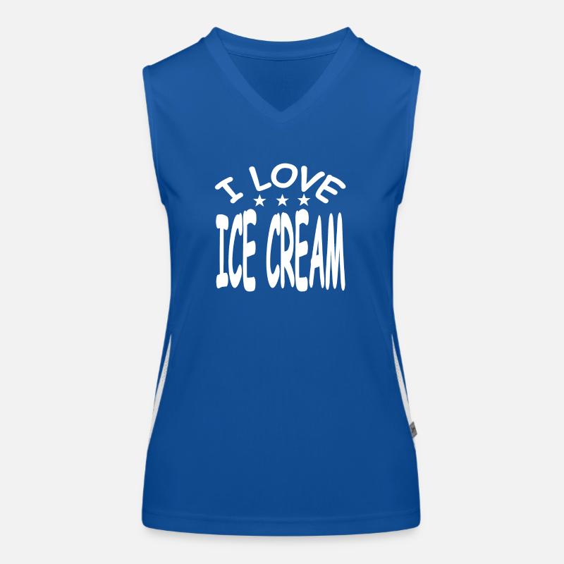 Glace Débardeur respirant contrasté Femme