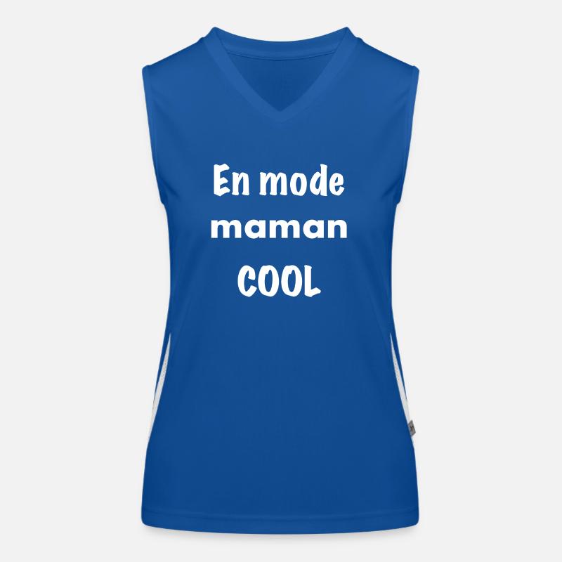 In Cool Mom Mode Women's Functional Contrast Tank Top