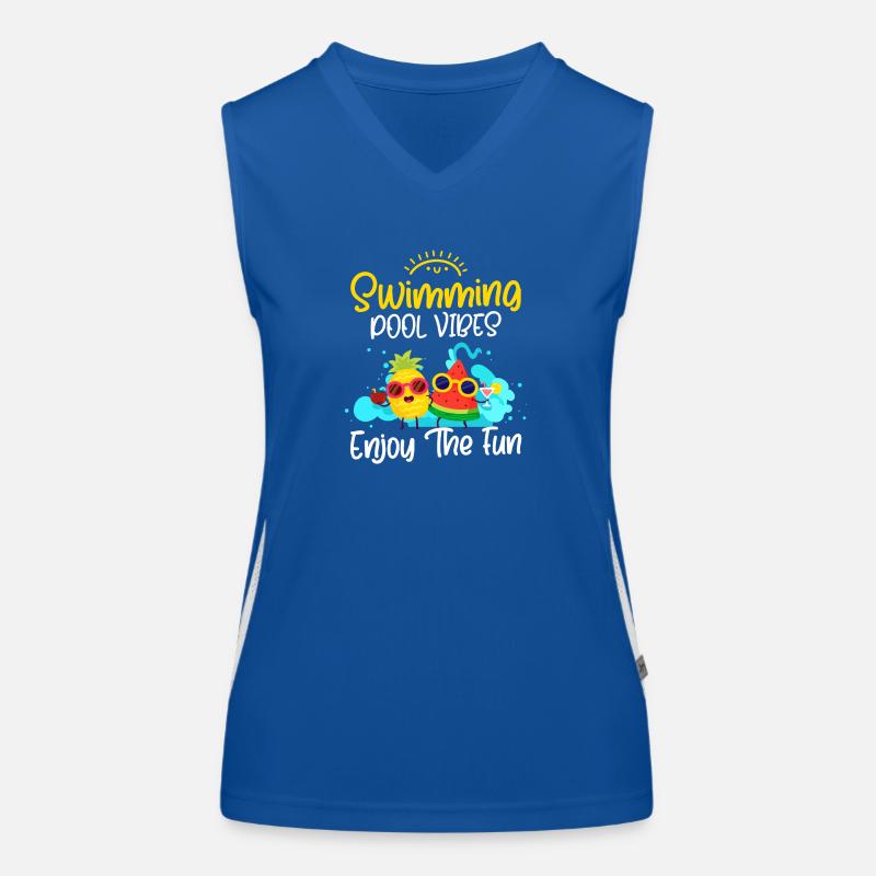 Pool Holidays Bathing Women's Functional Contrast Tank Top