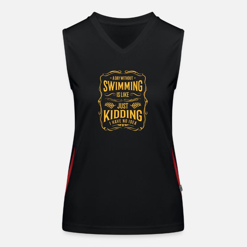Pool Urlaub Sonne Funktionelles Kontrast-Tank Top für Frauen