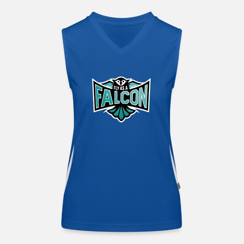 Fly As A Falcon - Gridlocked Women's Functional Contrast Tank Top