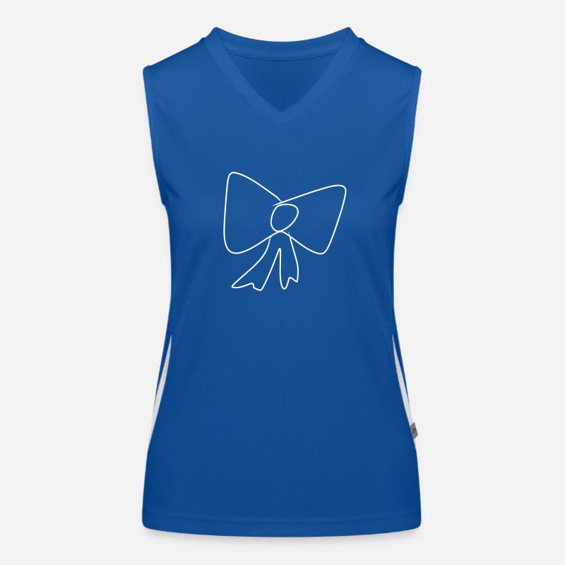 Motif d’icône de boucle Débardeur respirant contrasté Femme