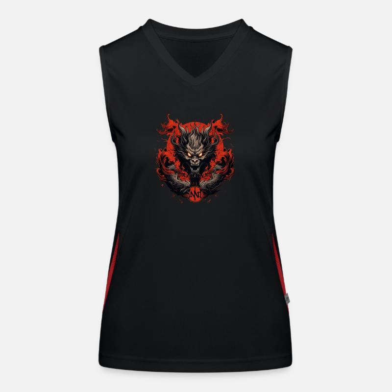 Unerfüllter Schatten Funktionelles Kontrast-Tank Top für Frauen