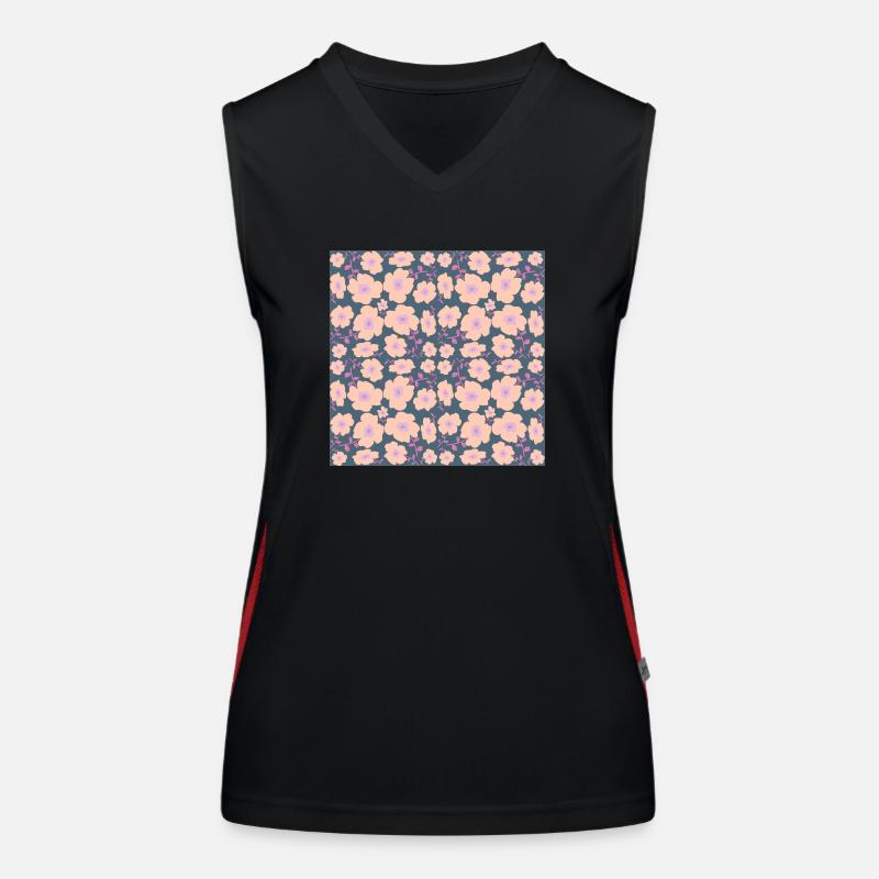 F41 Débardeur respirant contrasté Femme