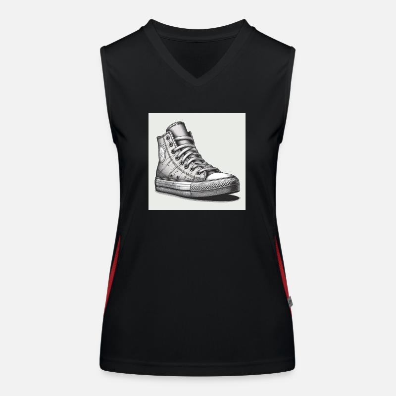 Basket Débardeur respirant contrasté Femme