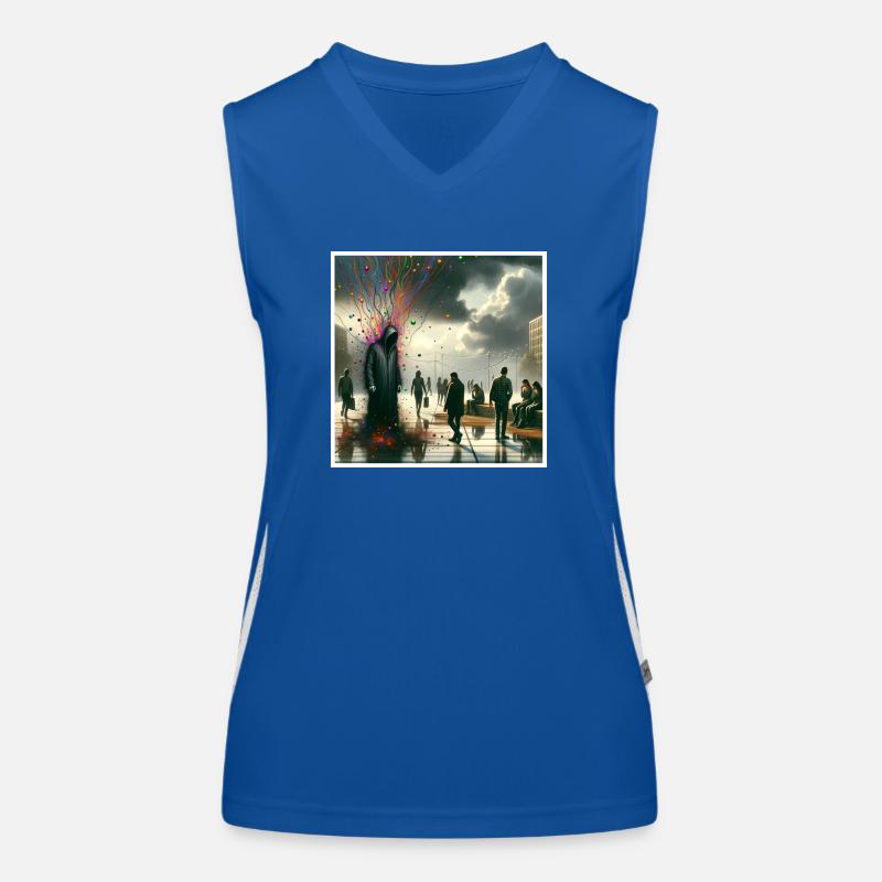 toxische Energie Funktionelles Kontrast-Tank Top für Frauen