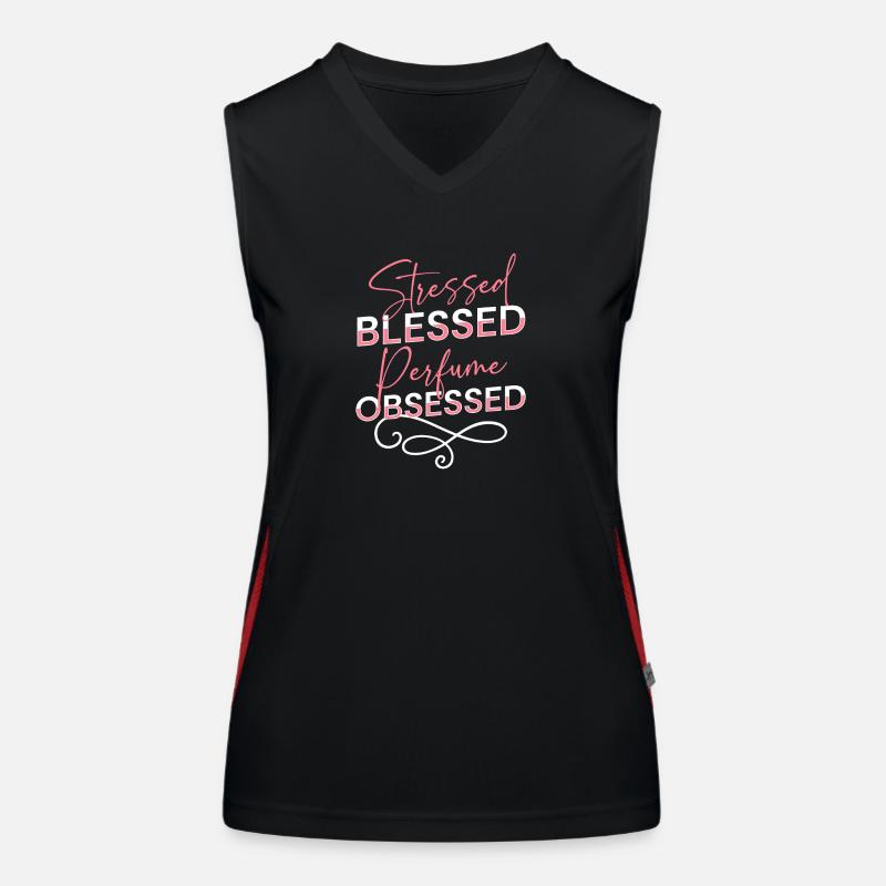 Fragrance Bottle Perfumer Fragrance Women's Functional Contrast Tank Top