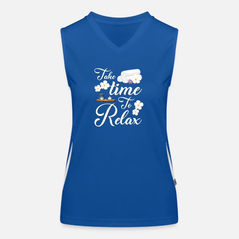 Spa Relax Pilates Débardeur respirant contrasté Femme