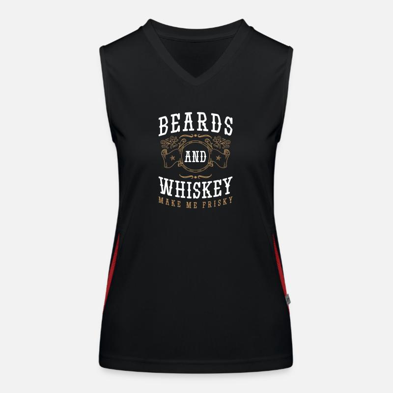 Schnaps Alkohol Mann Bar Funktionelles Kontrast-Tank Top für Frauen