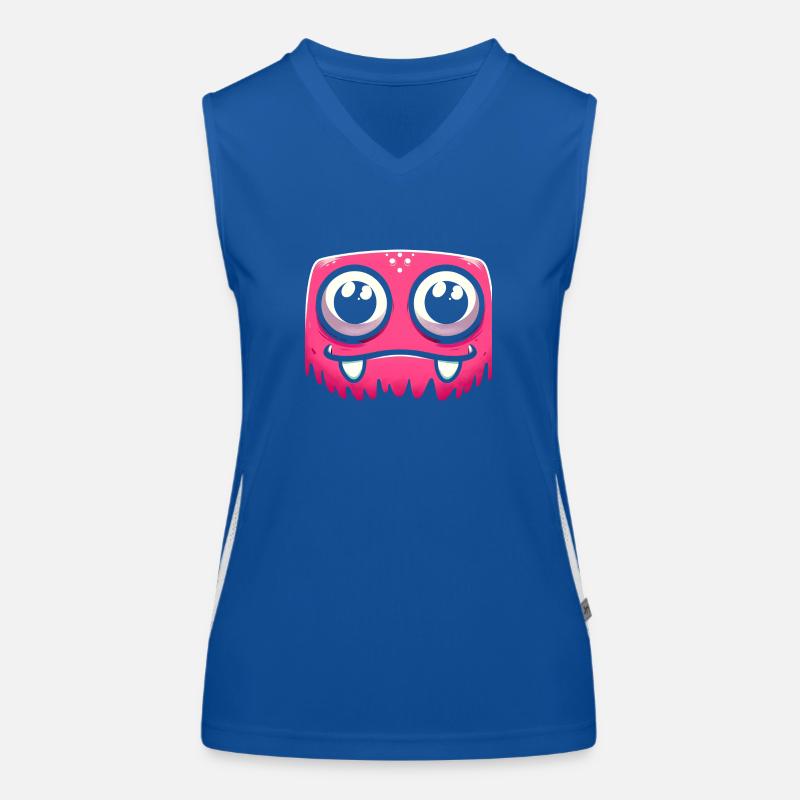 yap face Monster Women's Functional Contrast Tank Top