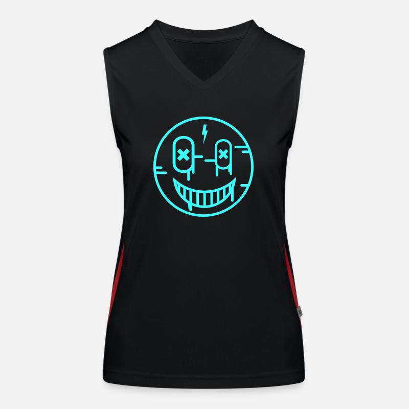 Smiling light Funktionelles Kontrast-Tank Top für Frauen